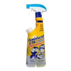 C-15 Desinfectante, Cloro Activo Multi Limpiador - 1 = 48 Veces