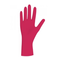 RED Nitrile Gloves - 100 Units
