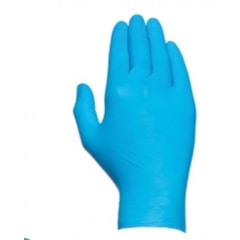 Luvas Nitrilo Azul Descartáveis S/ Pó