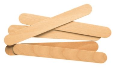 Espátulas de Madeira 100 Und