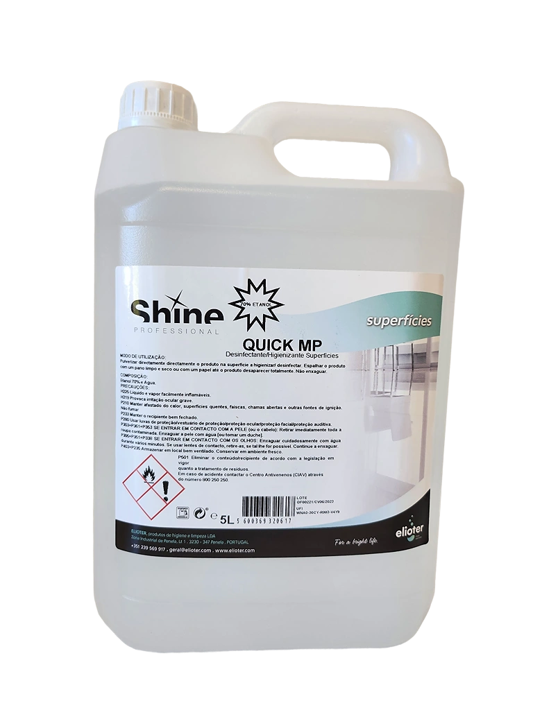 Desinfetante Bio Alcool de Superficíes - Limtol 5 Lts