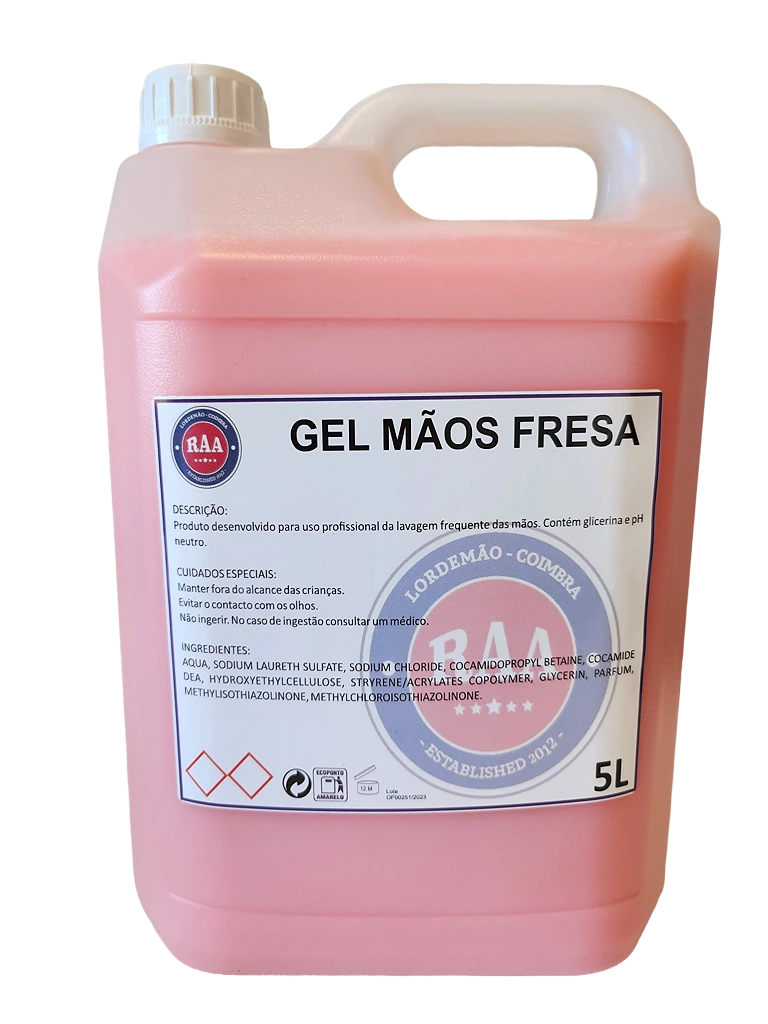 Gel para Higiene de Mãos - 5 Lts