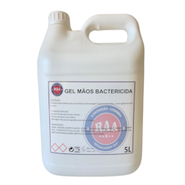 Gel Bactericida para Mãos - 5 Lts