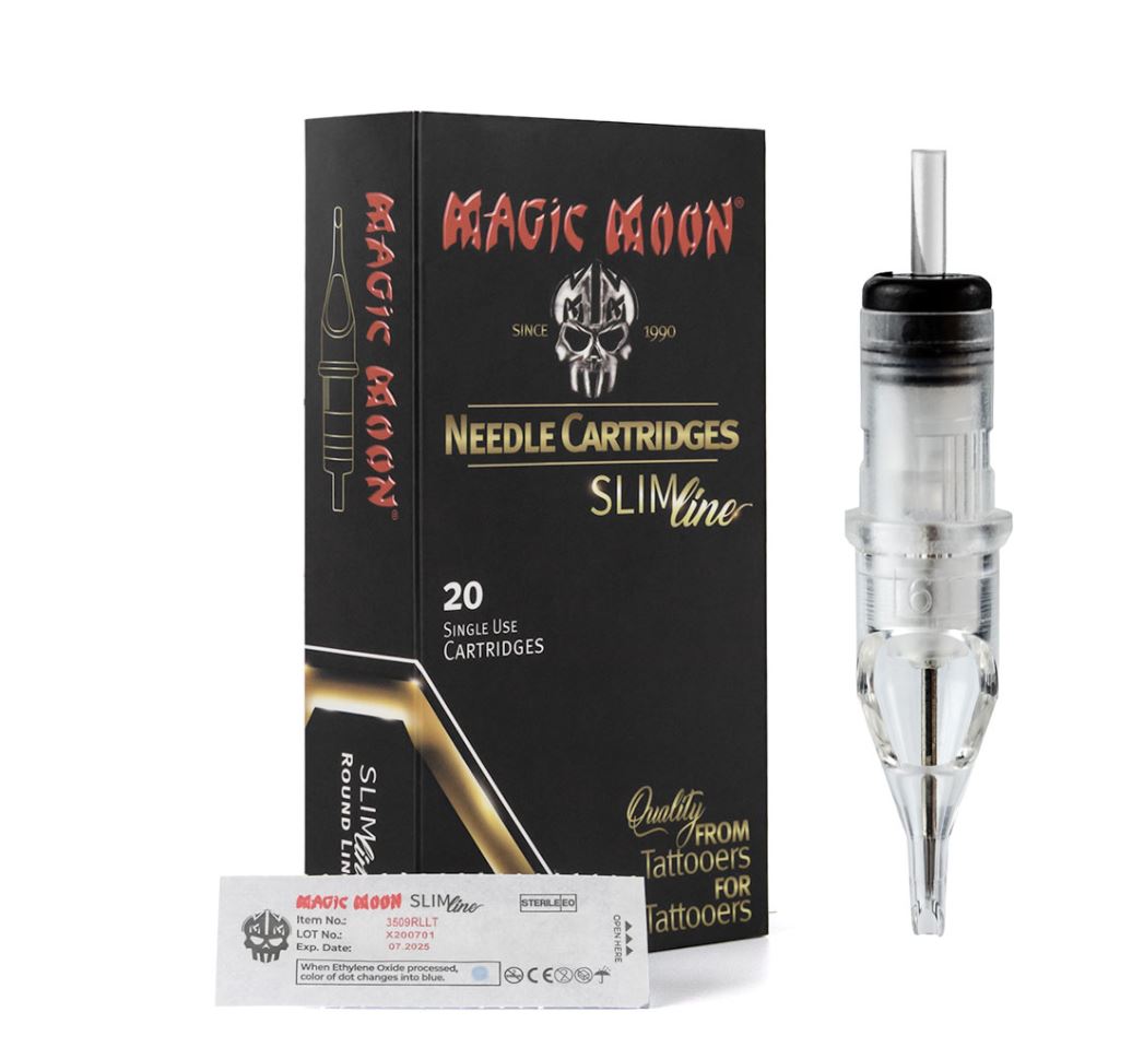 Agulhas Cartucho Slim 0,30 Round Liner Long Taper – 20 und