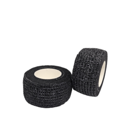 Bandas Elásticas Pretas 2.5 cm  x 4.5 Mts - 36 Und