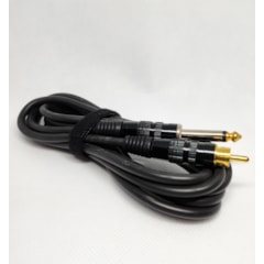 RCA Clip Cord Black 1,8 Mts