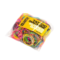 ELÁSTICO SEGURANDO O FIO/200PCS/ CORES DO ARCO-ÍRIS