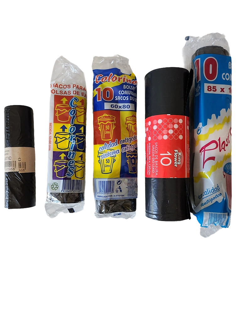 Rollo de bolsas de basura