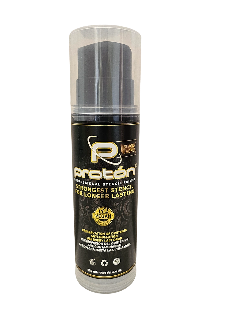 lack Label - Proton Professional Stencil Primer AIRLESS SYSTEM - 250ml / 8.5 Oz.