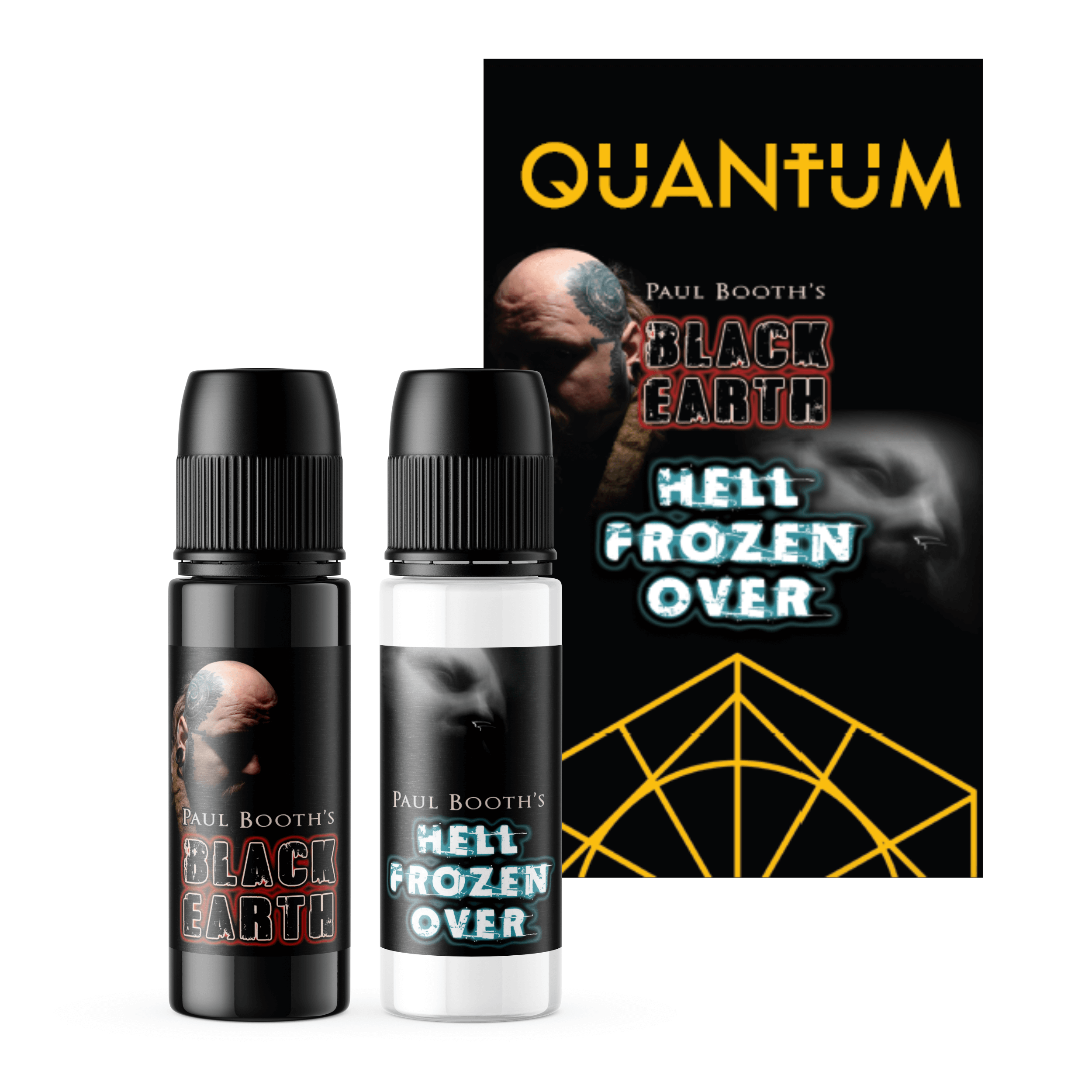 Paul Booth Hell Frozen Over & Black Earth Set - Small - 10ml Hell Frozen Over & 10ml Black Earth