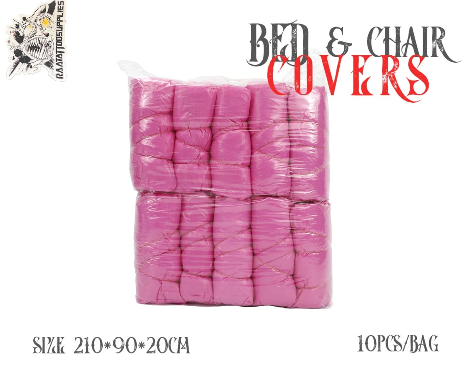 Capas Descartáveis Ajustáveis Rosa 10 Und