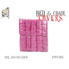 Capas Descartáveis Ajustáveis Rosa 10 Und