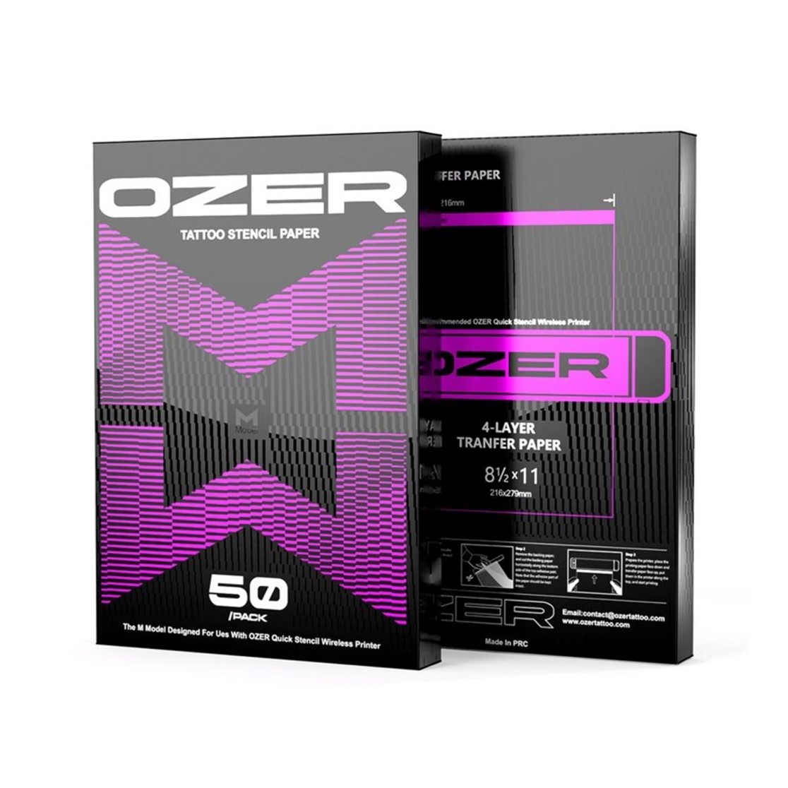 Ozer M Tattoo Stencil Paper - 50 Unts