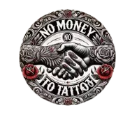 Placa Metal 14 - No Money / No Tattoo