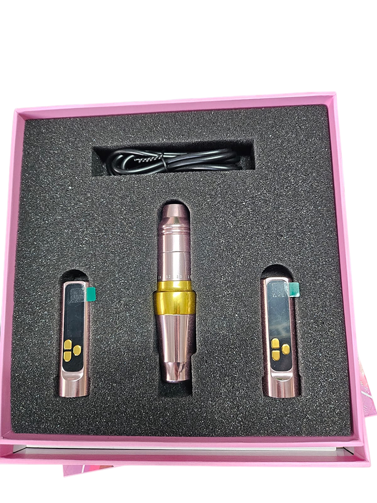 Wireless Pen Adjustable Stroke For PMU - Color Pink anda Dual Batteries 