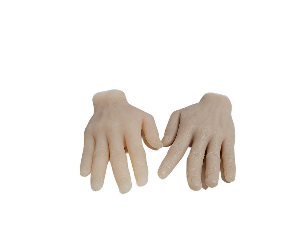 Mãos Sintéticas Direita e Esquerda