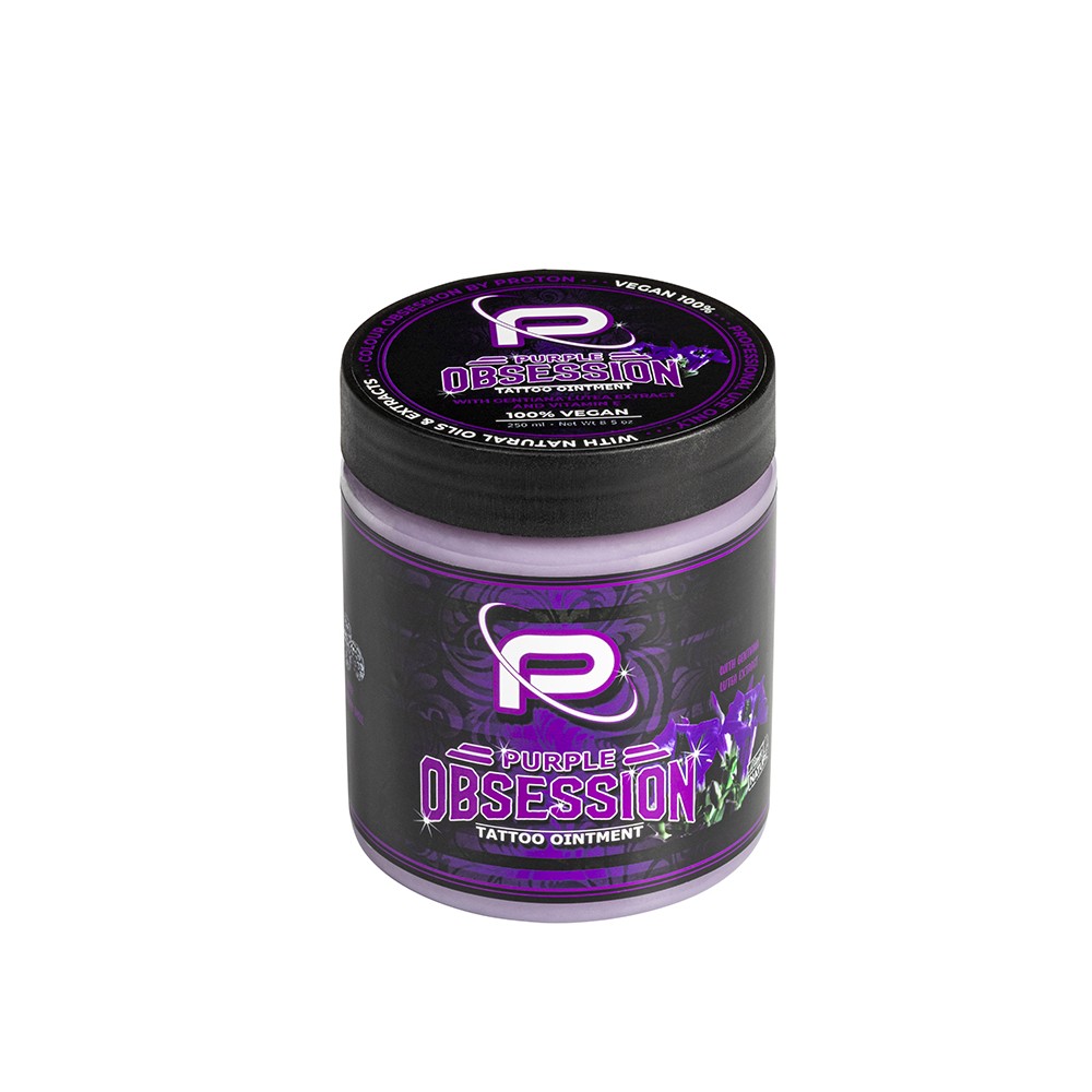 Proton Colours Obsession - Tattoo Butter - Made by Nature - 250ml / 8.5 Oz. - Colour : Purple