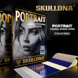 SKULLDNA Portrait Thermal Stencil Paper - 100 Unts