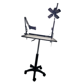Mesa de Trabalho com Luz e suporte de Tablet/Telefone