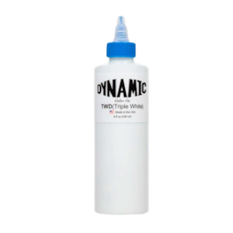 DYNAMIC TRIPLE WHITE PIGMENTO PARA DIBUJO (240ml/8oz)